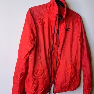 Red Hollister Rain Coat